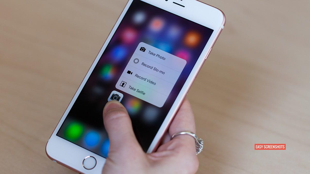 Easy Guide to take Screenhot on iphone 6s plus