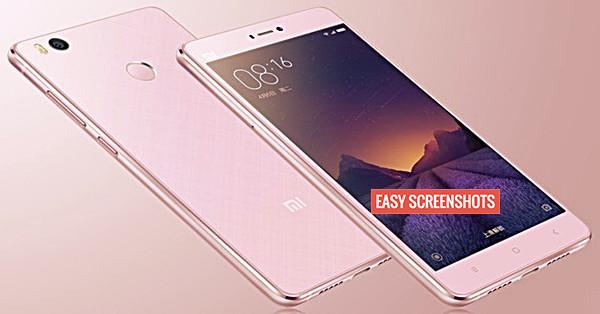 Take Screenshot On Xiaomi Mi 5C