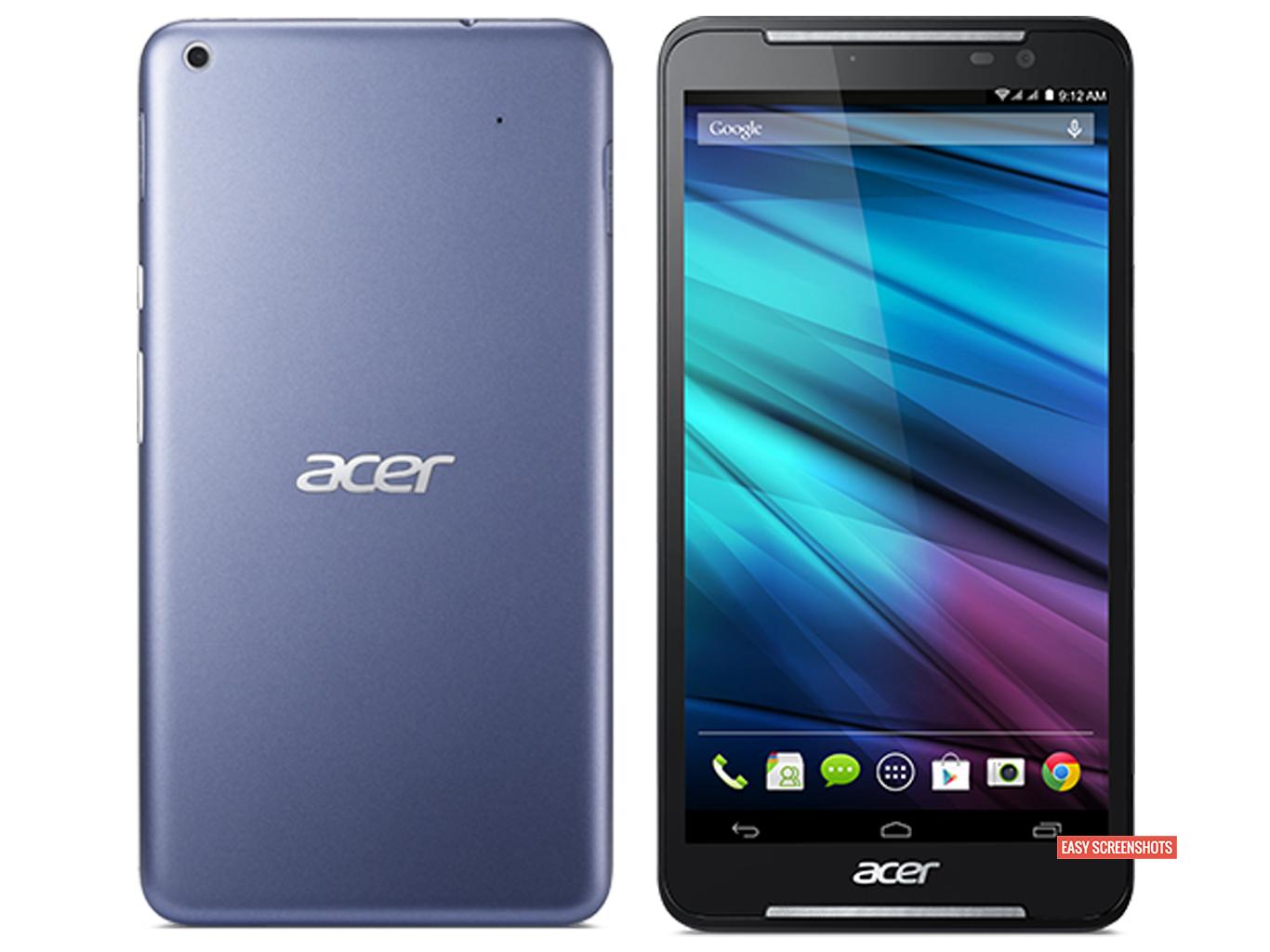 How to take screenshot picture on Acer Iconia Talk S