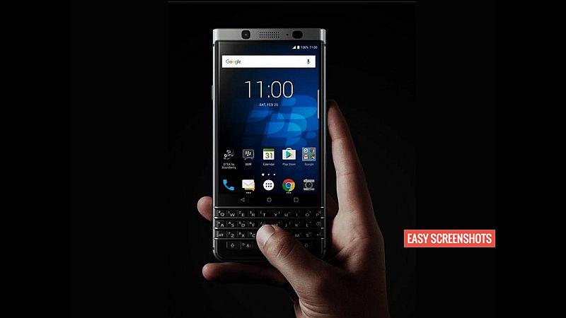 how to take screenshot on BlackBerry KeyOne